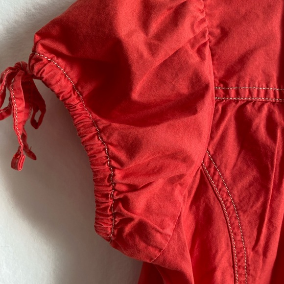 Adorable Tommy Hilfiger Orange Blouse - Picture 4 of 6